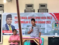 Rizal Komitmen Akomodir Aspirasi Warga Jalan Sumur Yoga Palu