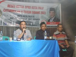 Ketua DPRD Palu Komitmen Geliatkan Perekonomian Warga Melaui Pokir