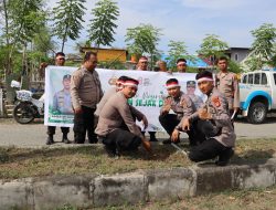 Hijaukan Negeri, Polresta Palu dan Polsek Jajaran Tanam 1000 Bibit Pohon