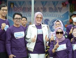 Peringati HUT 69Tahun, SMPN 1 Palu Gelar Jalan Sehat