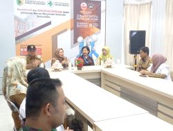Wawali Semangati Para Petugas di Puskesmas Sangurara Duyu di Sela Giat Survey Akreditasi
