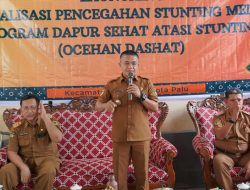 Lounching Dapur Sehat Atasi Stunting di Kelurahan Donggala Kodi