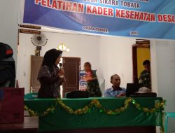 Pelatihan Kader Kesehatan Wilayah Sindue Tobata
