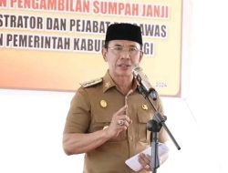 Awal Tahun, Bupati Sigi Rotasi Camat dan Sekcam