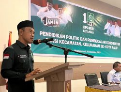 PKB Palu Gelar Pendidikan Politik dan Pembekalan Koordinator Saksi TPS