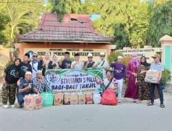 Alumni SMKN 3 Palu Berbagi Takjil dan Sembako Gratis