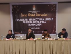 KPU Palu Gelar Focus Grup Discussion Finalisasi Maskot dan Jingle Pilkada 2024