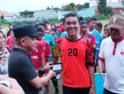 Kecamatan Mantikulore Juara 1 Ajang Sepak Bola GSI Jenjang SMP Kota Palu