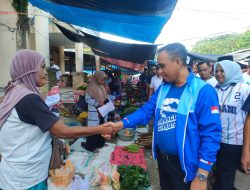 Blusukan ke Pasar Sentral Parigi, Anwar Hafid Serap Aspirasi Pedagang