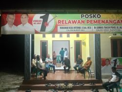 Rizal Intjenae Tinjau Posko Pemenangan di Desa Kaleke