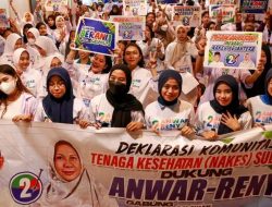 Ratusan Nakes Siap Dukung Anwar-Reny di Pilgub Sulteng