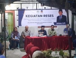 Pembenahan Drainase dan Pengembangan UMKM Jadi Pembahasan Reses Aristan di Pengawu