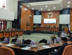 DPRD Kota Palu Gelar Rapat Paripurna Laporan Pimpinan Bapemperda