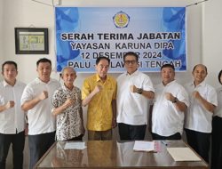 Resmi Pimpin Yayasan Karunadipa Palu, Wijaya Chandra Siapkan Program Strategis 