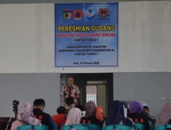 Gudang Peralatan Tanggap Darurat Bencana Kota Palu Resmi Beroperasi