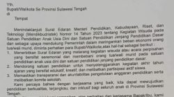 Gubernur Sulteng Terbitkan Surat Larangan Kegiatan Wisuda PAUD dan SD
