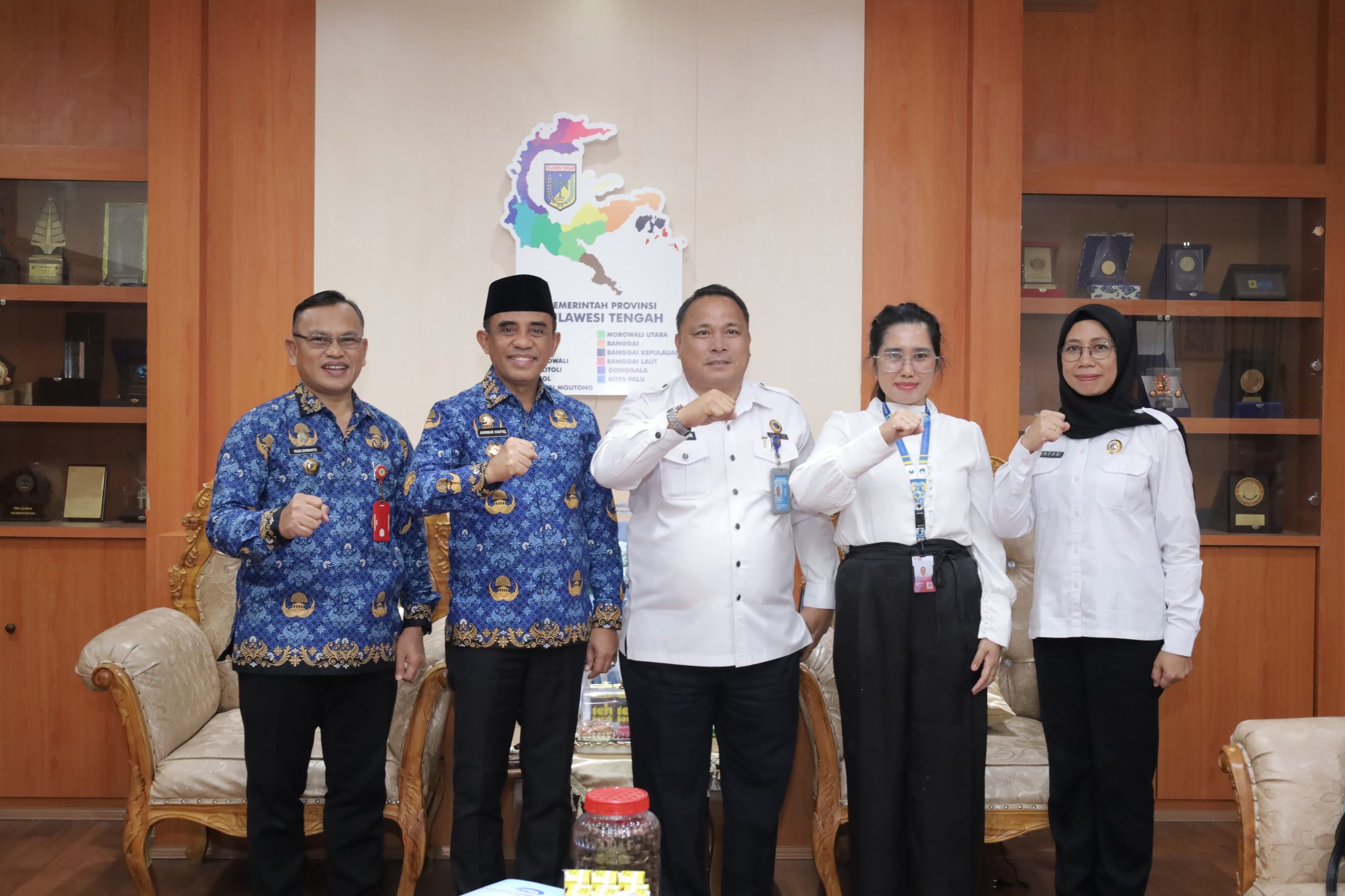 Gubernur Dukung Upaya Peningkatan Kualitas Kelembagaan Kemenkumham Sulteng