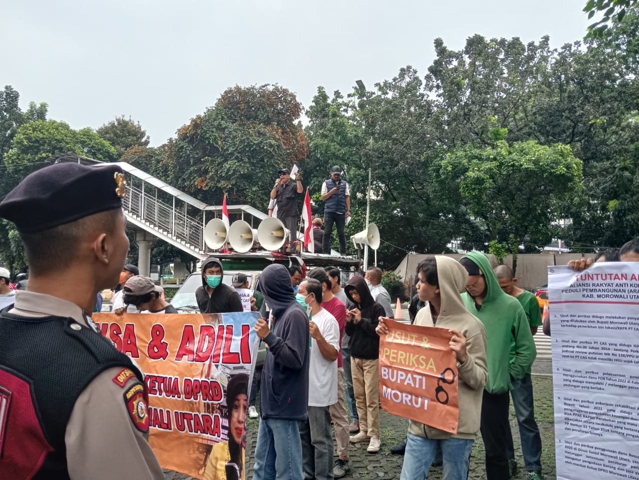 Gelar Demontrasi di Jakarta, Warga Minta KPK Usut Dugaan Korupsi Morowali Utara