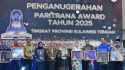 Kota Palu Raih Predikat Terbaik Pertama Paritrana Award Tingkat Provinsi