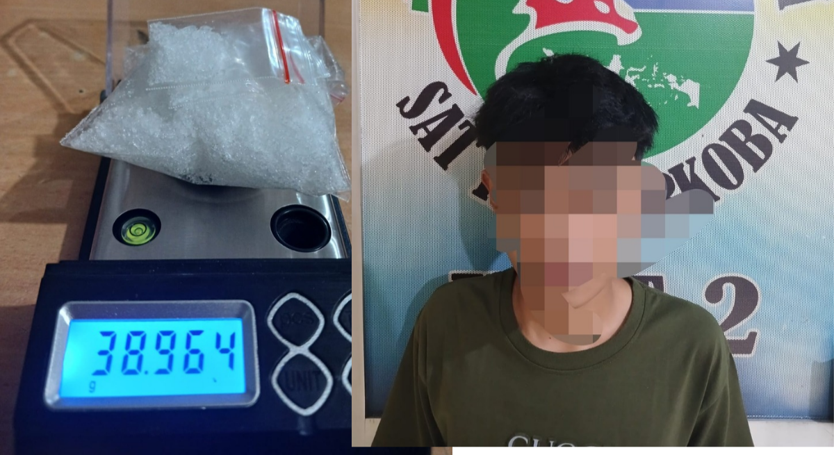 Diduga Edarkan 38 gram Sabu, Anak Dibawah Umur Diringkus Aparat
