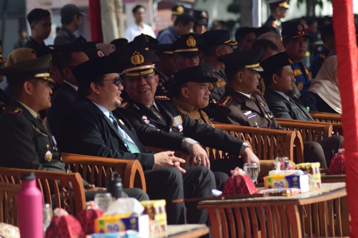 Ketua DPRD Palu Hadiri Upacara Hari Bhayangkara ke-79 Tahun