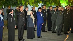 Gubernur dan Wagub Sulteng Hadiri Apel Kehormatan di TMP Palu