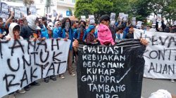 Aliansi Rakyat dan Mahasiswa Palu Tuntut Pembatalan Kebijakan PBB