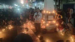 Aksi Solidaritas Warga Kotaraya Nyalakan Seribu Lilin Untuk Mendiang Affan Kurniawan
