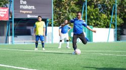 Cetak Hattrick, Anwar Hafid Bungkam Jurnalis Palu FC di Laga Persahabatan