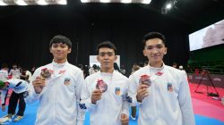 Taekwondo Putra Sulteng Sabet Medali Perunggu di PON Bela Diri