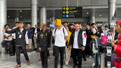 Kaesang Pangarep Tiba di Palu, Buka Rakorwil PSI Sulteng