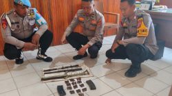 Warga Poso Serahkan Senjata Rakitan dan Puluhan Amunisi 