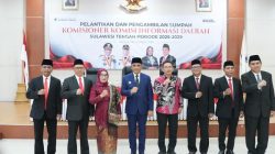 Lantik Komisioner Komisi Informasi, Gubernur Sulteng Tegaskan Digitalisasi Transformasi