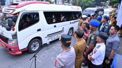 Gubernur Sulteng Lepas 565 Peserta Mudik Gratis Nataru 2025