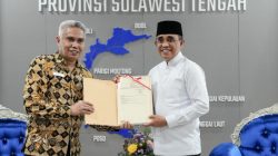 Gubernur Sulteng Terima Sertifikat Tanah Aset Pemda dari Kanwil BPN