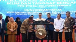 Deklarasi Konsorsium Iklim, Dorong Kampus Jadi Solusi Kebencanaan di Sulteng