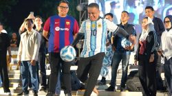 Nobar Final Piala Dunia, Wali Kota Palu Perkenalkan Aplikasi Digital PaluGov