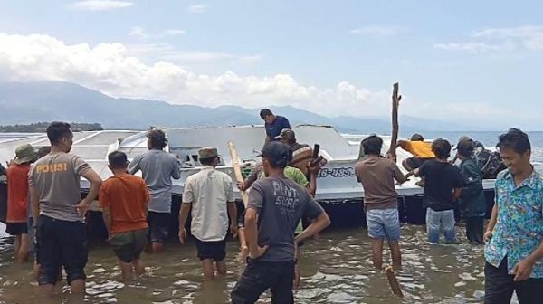 Speedboat Mister UN Ditemukan Tanpa Awak di Pesisir Pantai Parigi Moutong