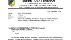 Pemprov Sulteng Resmi Ajukan Keberatan atas Pencabutan Status Tuan Rumah FORNAS 